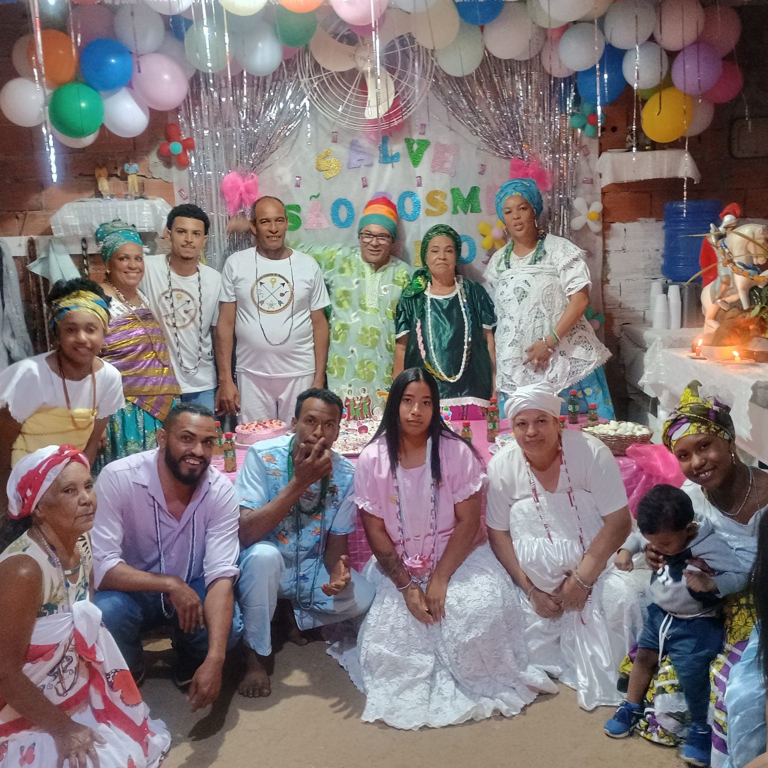 Festa de Cosme e Damião na Casa de Mãe Severina de Oxum fortalece a fé, a união e a alegria da comunidade